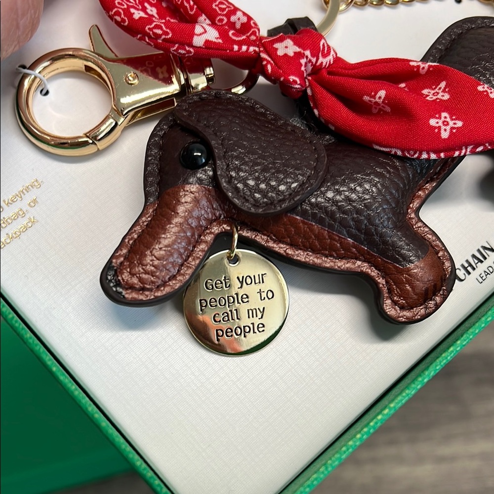 Piper K Dachshund Doggo Bag Charm 🎾🐾🦴 - Picture 3 of 9